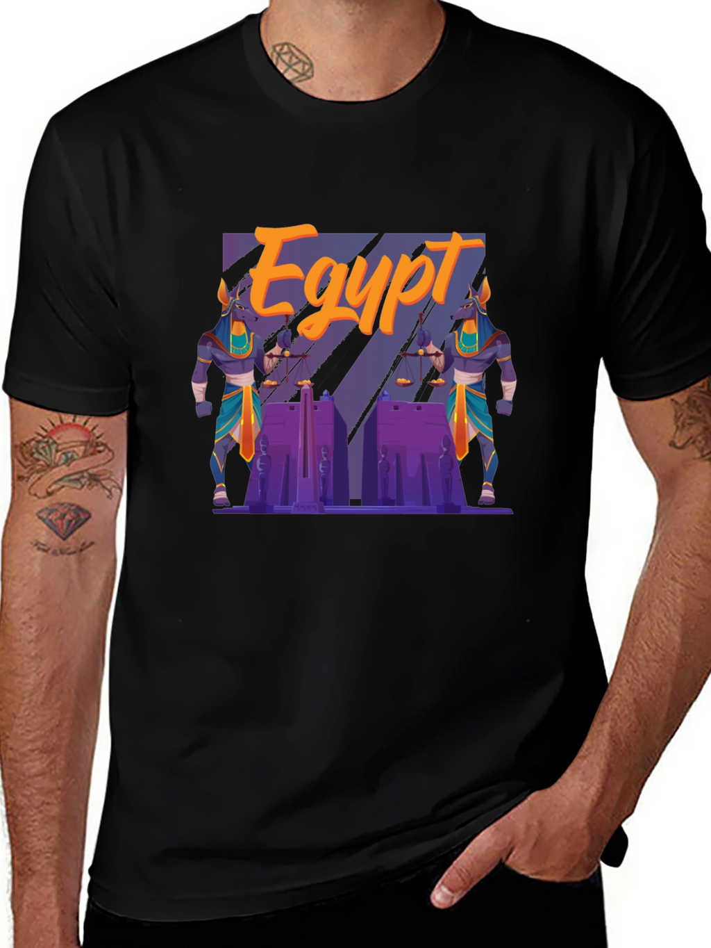 Egypt Anubis Graphic T-Shirt