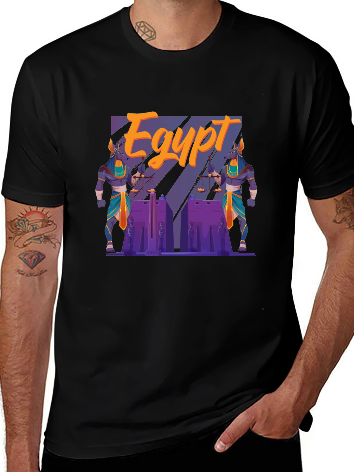 Egypt Anubis Graphic T-Shirt