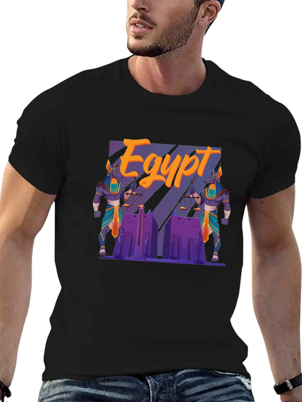 Egypt Anubis Graphic T-Shirt