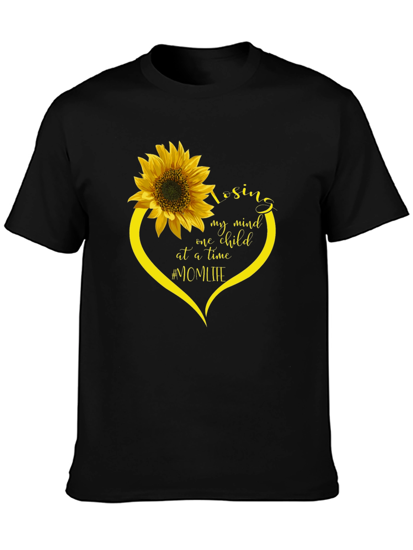 Mom Life Sunflower Graphic Tee