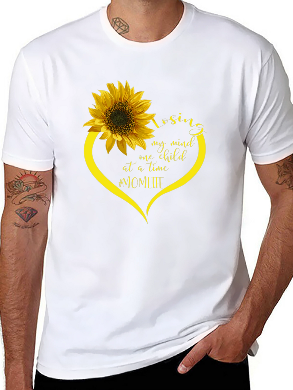 Mom Life Sunflower Graphic Tee