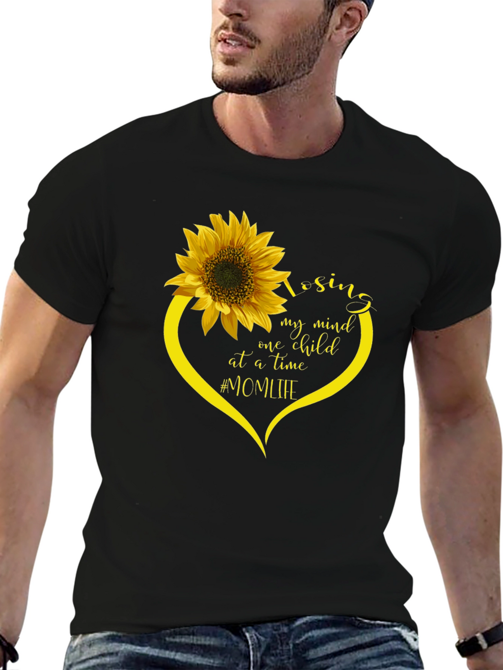 Mom Life Sunflower Graphic Tee