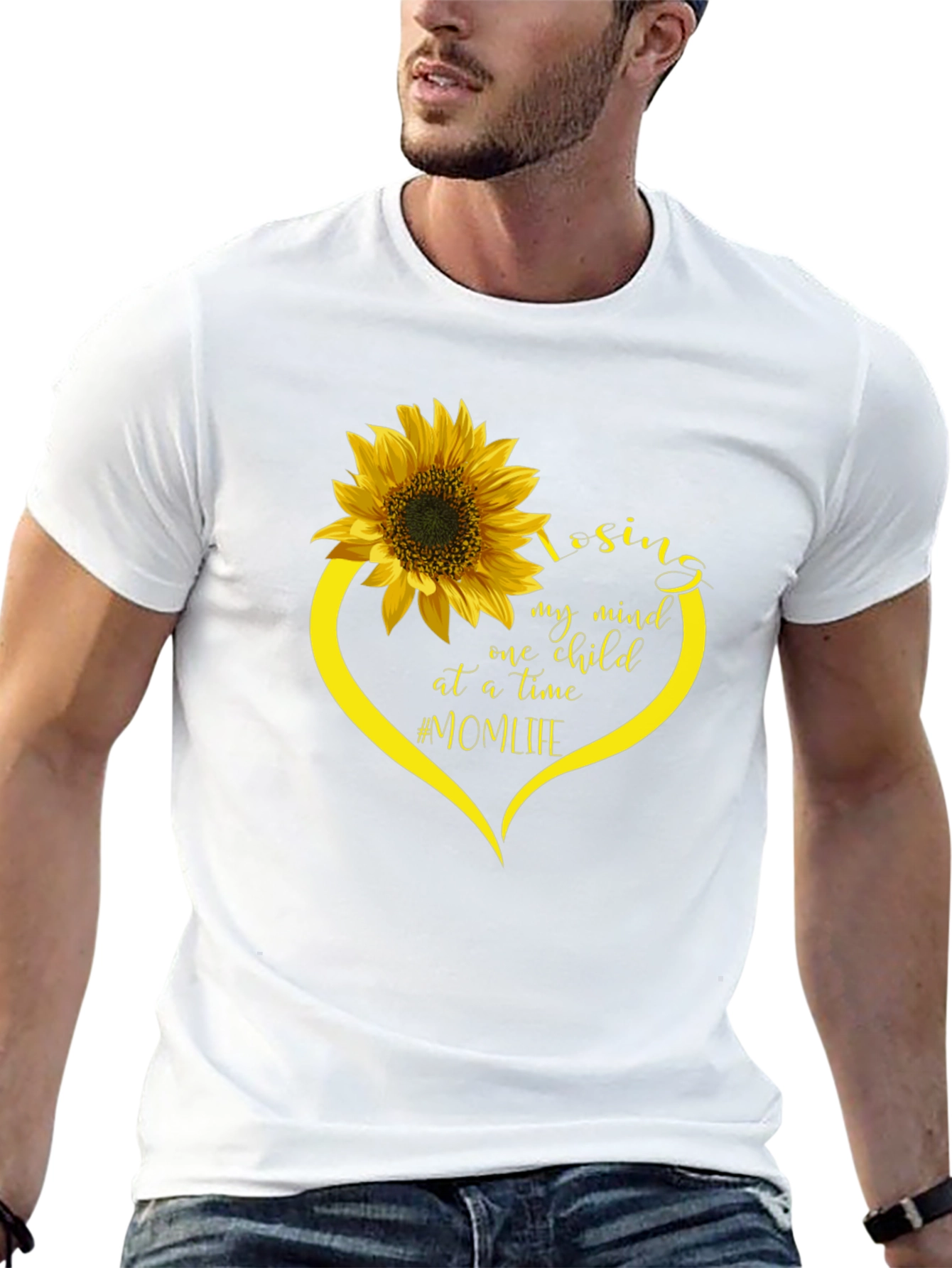 Mom Life Sunflower Graphic Tee
