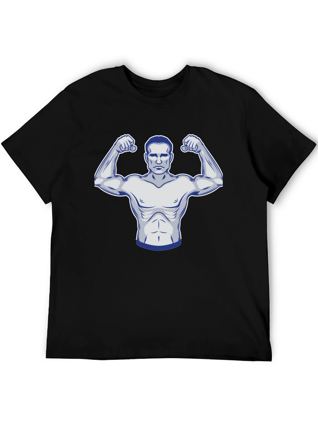 Muscle Man Graphic Tee - Black