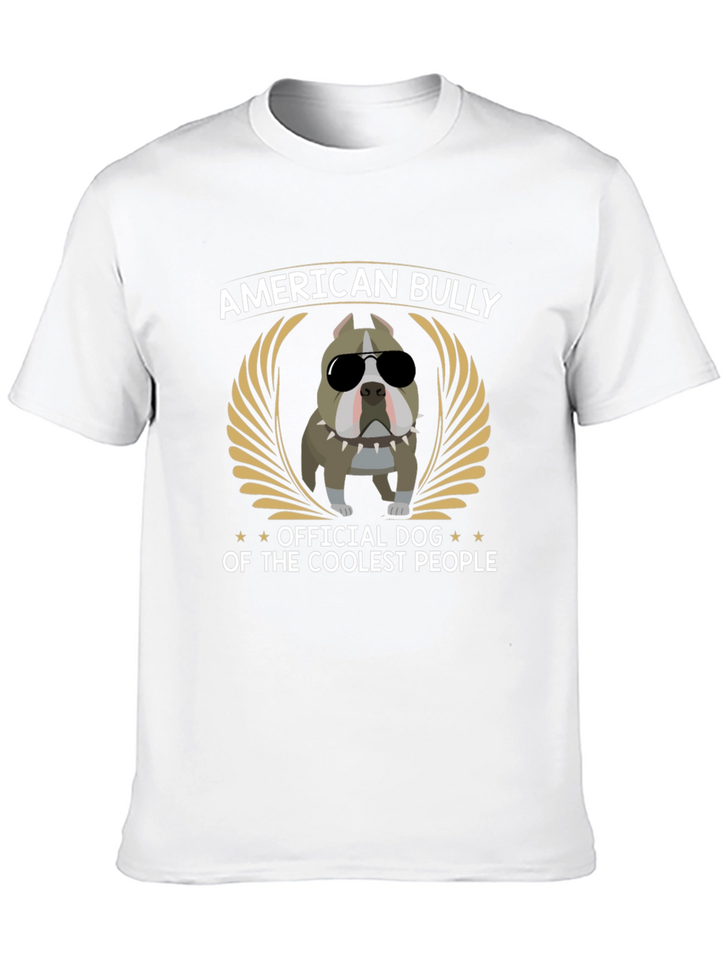 American Bully Coolest People Black Graphic T-Shirt