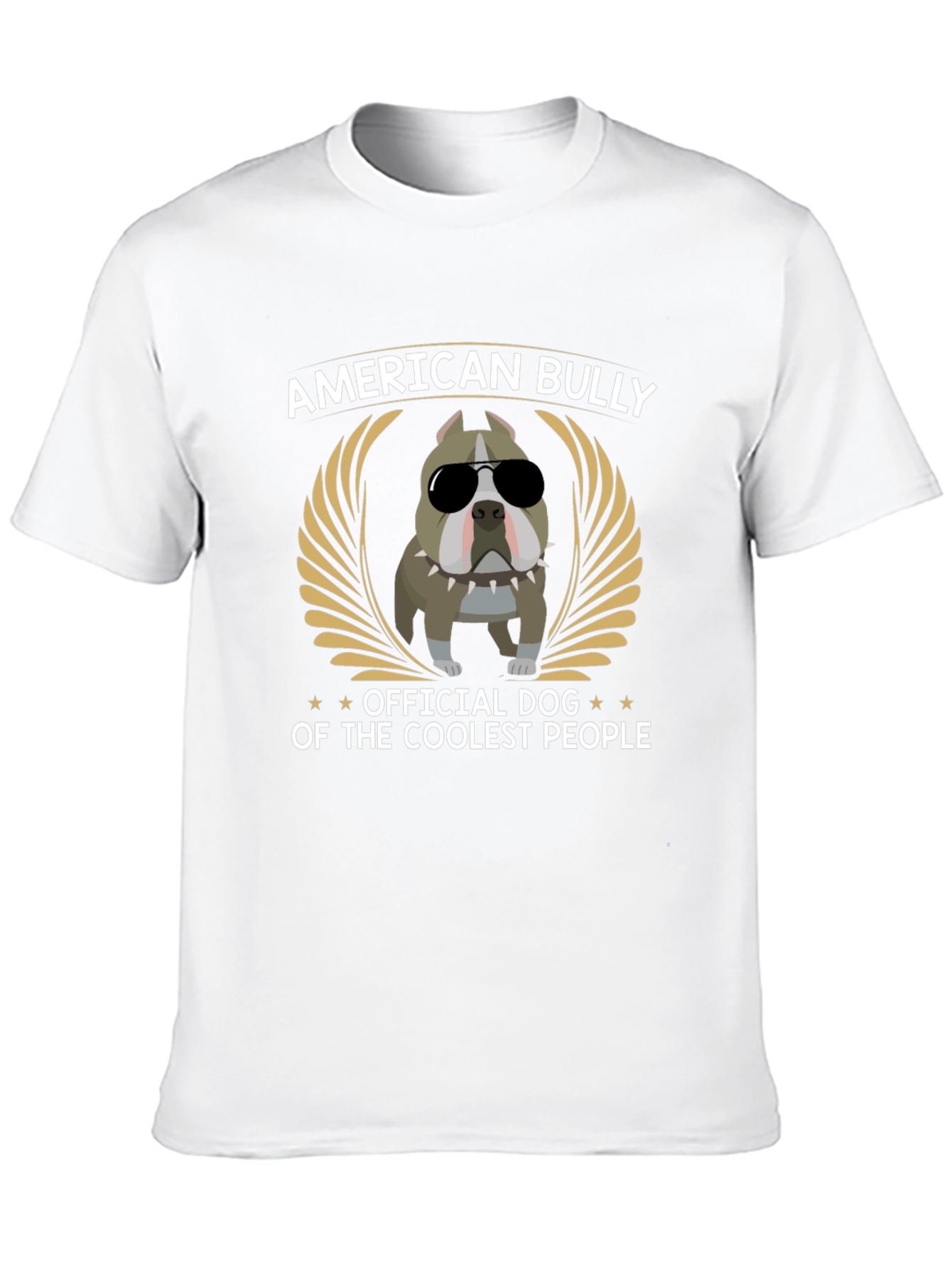 American Bully Coolest People Black Graphic T-Shirt