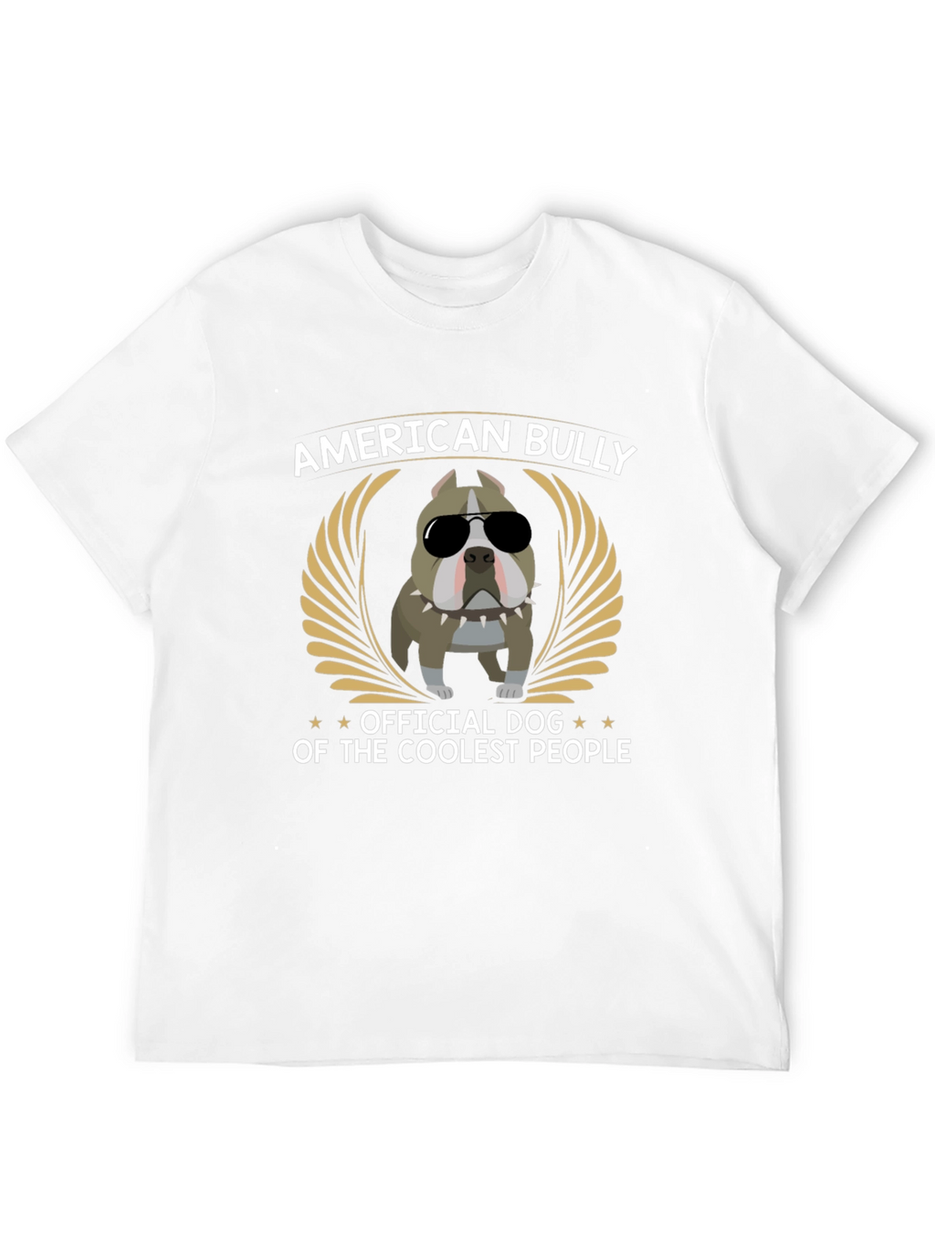 American Bully Coolest People Black Graphic T-Shirt