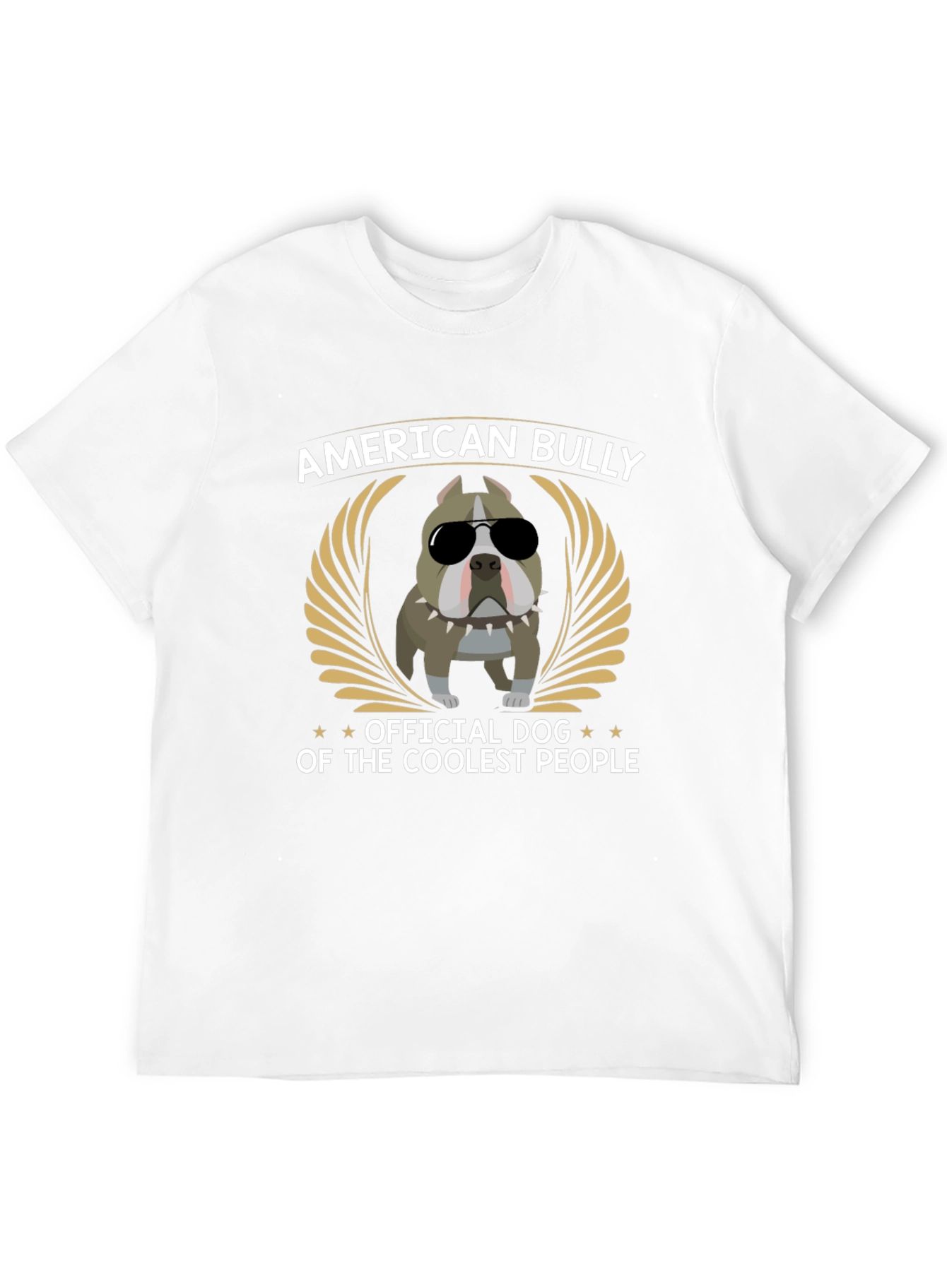 American Bully Coolest People Black Graphic T-Shirt