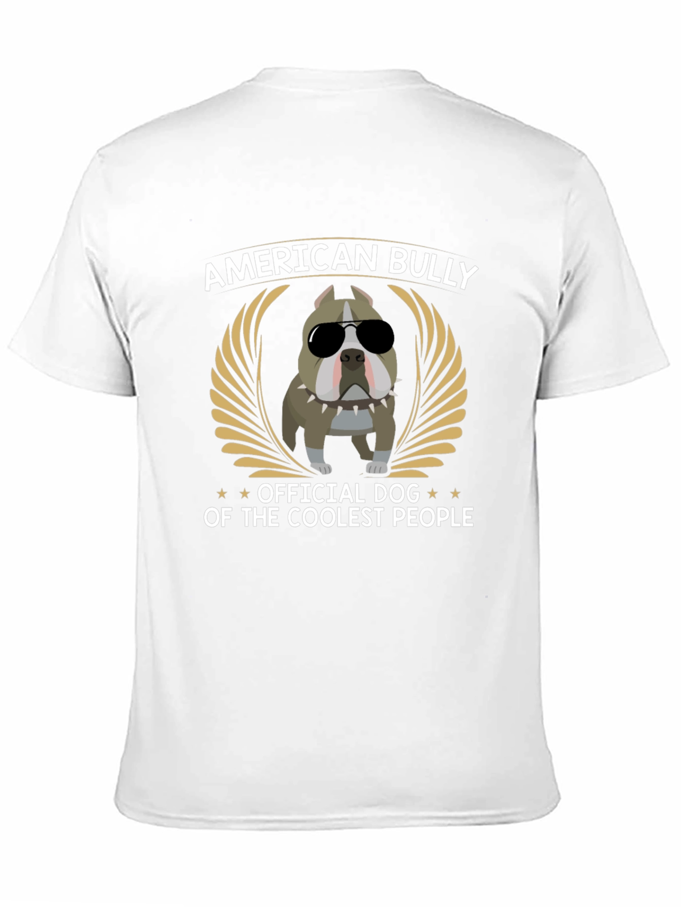 American Bully Coolest People Black Graphic T-Shirt
