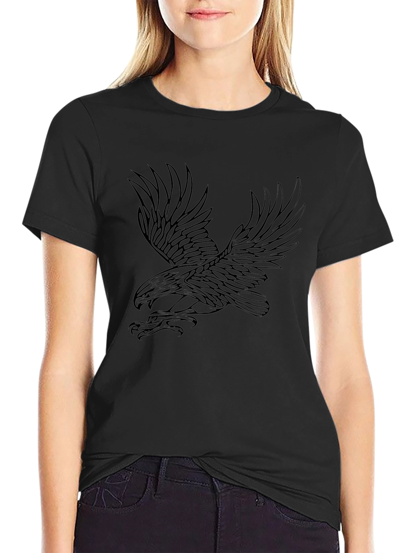 Eagle Graphic Black T-Shirt | Mens Fashion Tee