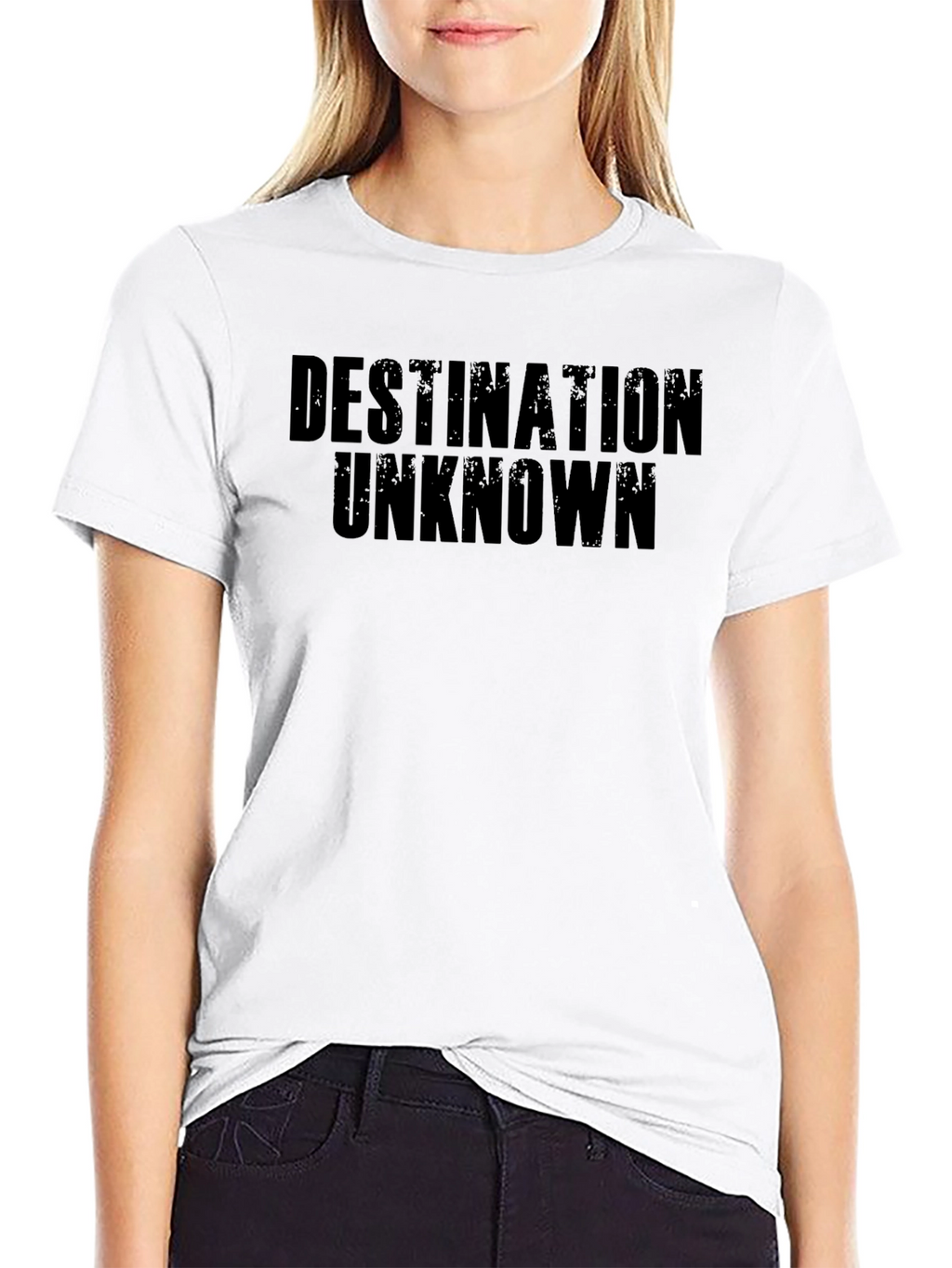Destination Unknown Graphic Print Tee