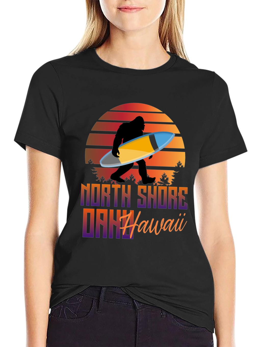 North Shore Surfing Sasquatch T-Shirt