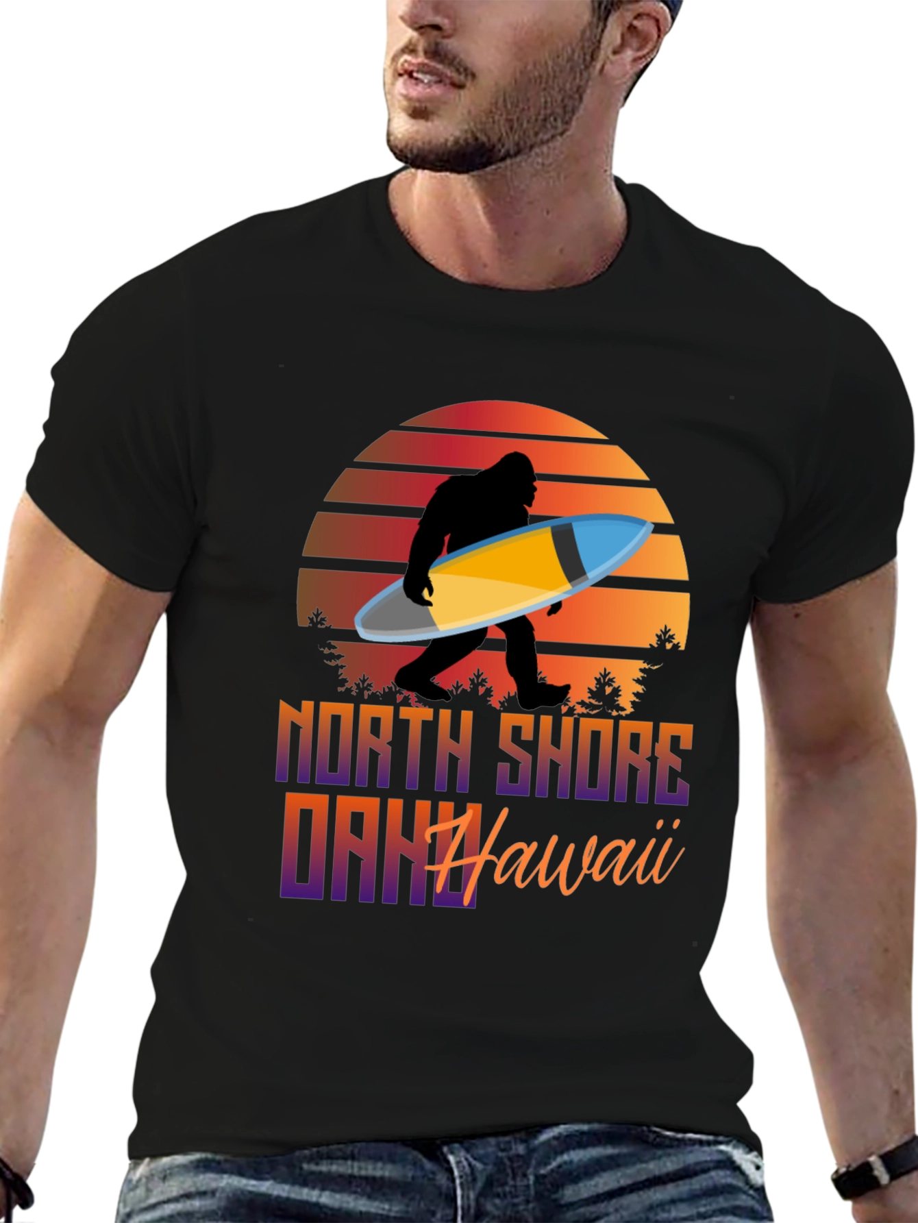 North Shore Surfing Sasquatch T-Shirt