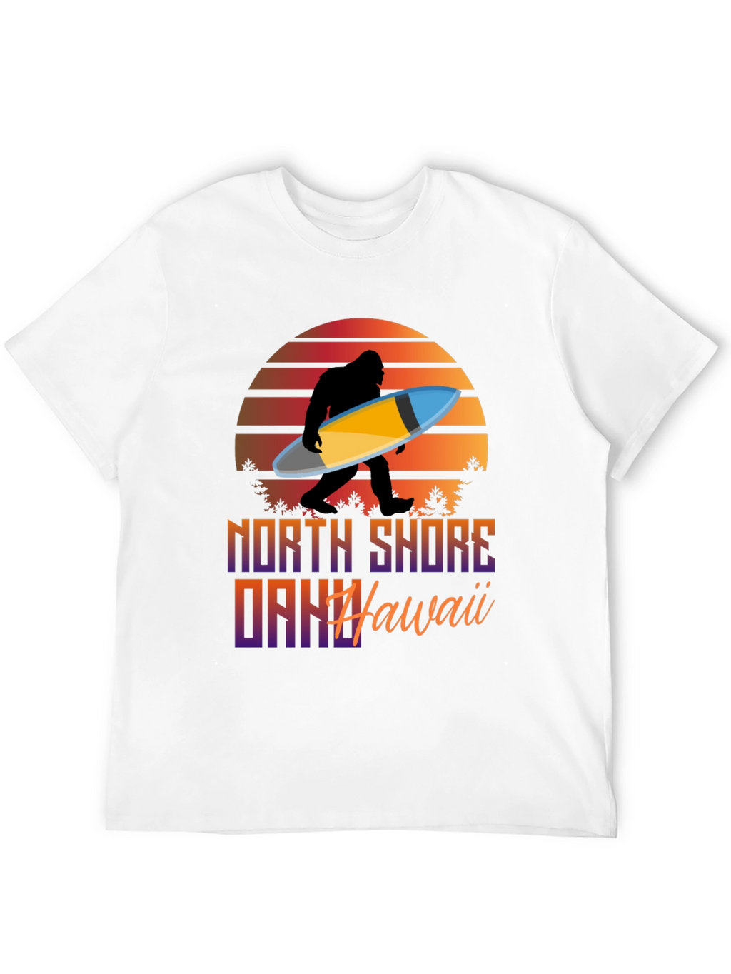 North Shore Surfing Sasquatch T-Shirt