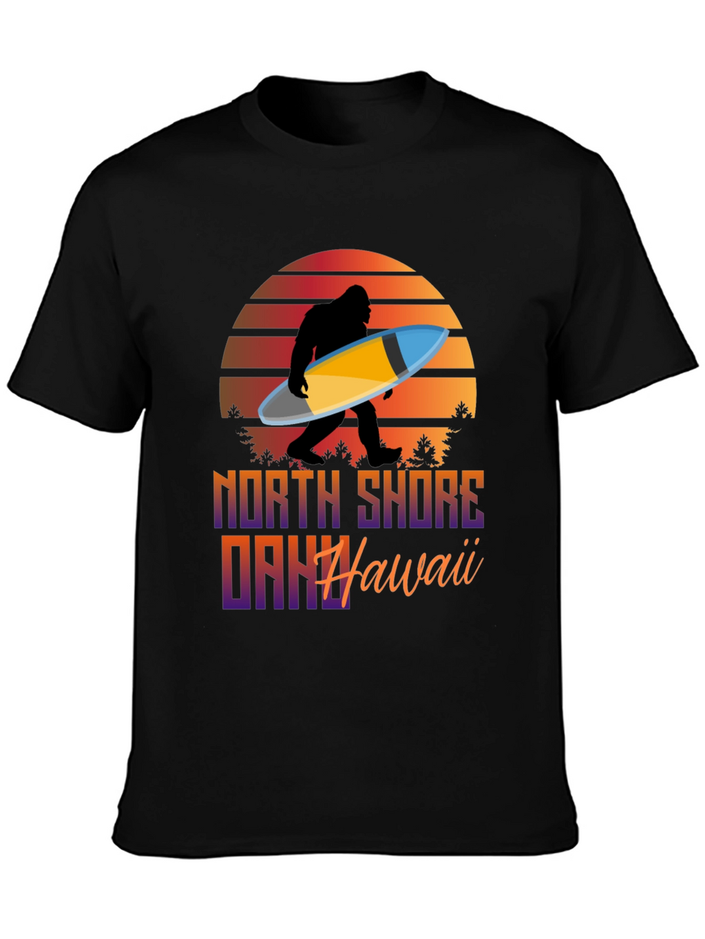 North Shore Surfing Sasquatch T-Shirt