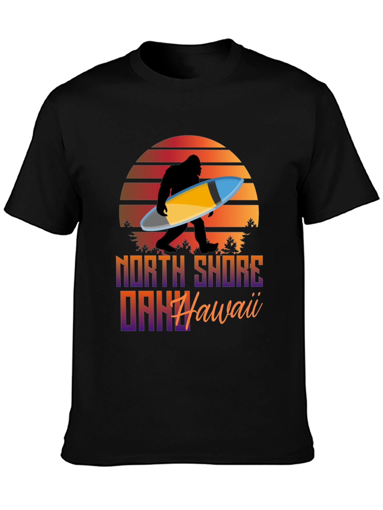 North Shore Surfing Sasquatch T-Shirt