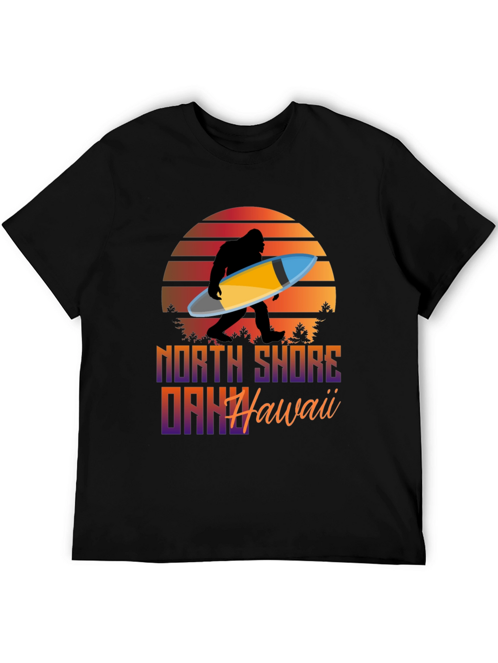 North Shore Surfing Sasquatch T-Shirt