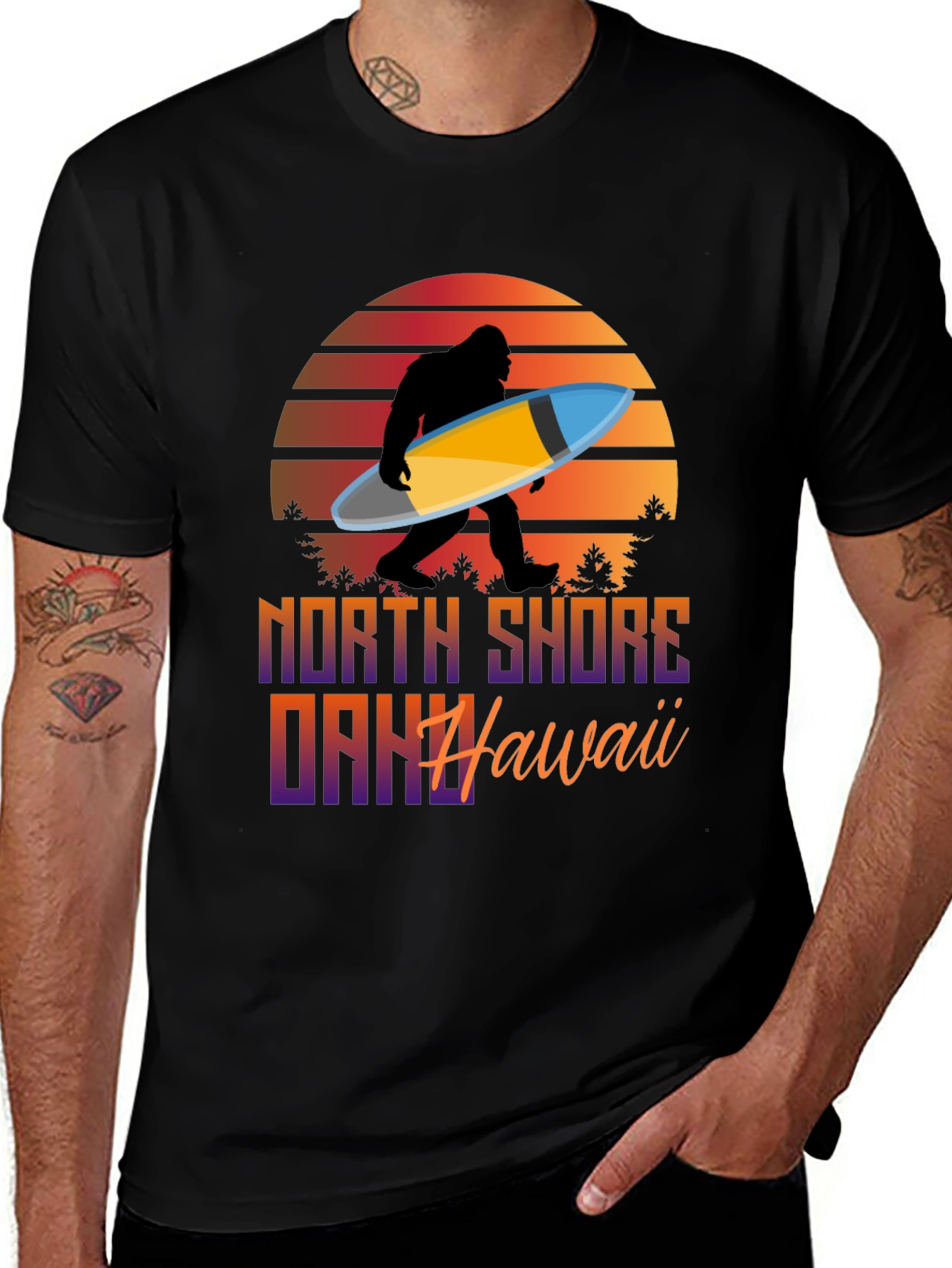North Shore Surfing Sasquatch T-Shirt