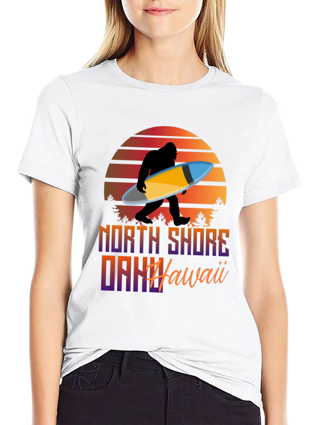 North Shore Surfing Sasquatch T-Shirt