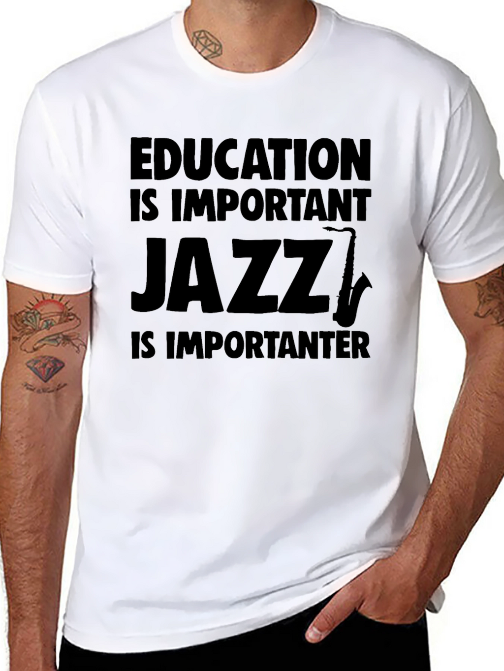Education is Important Jazz T-Shirt