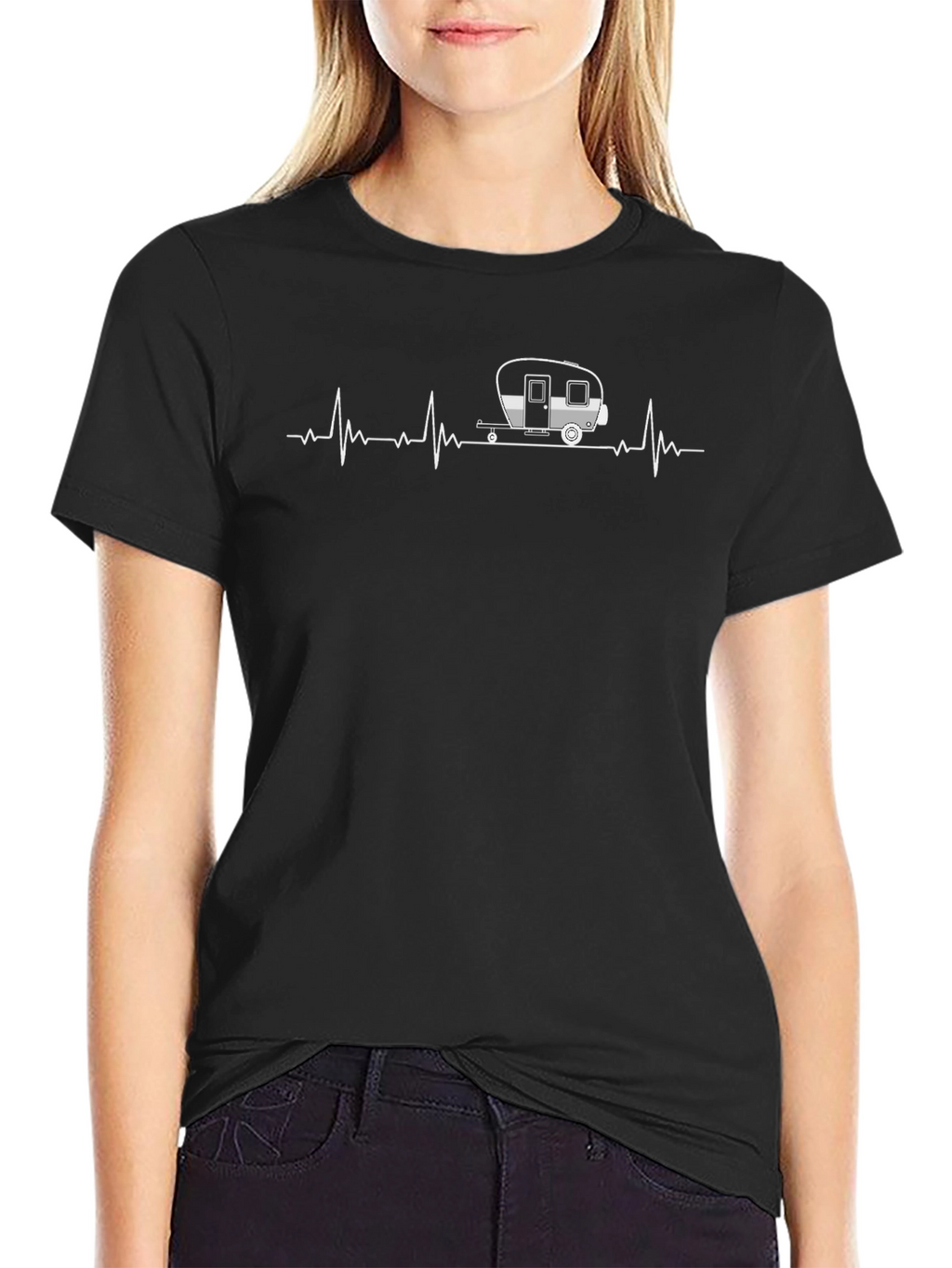 Camping Heartbeat T-Shirt: Adventure Lovers Tee