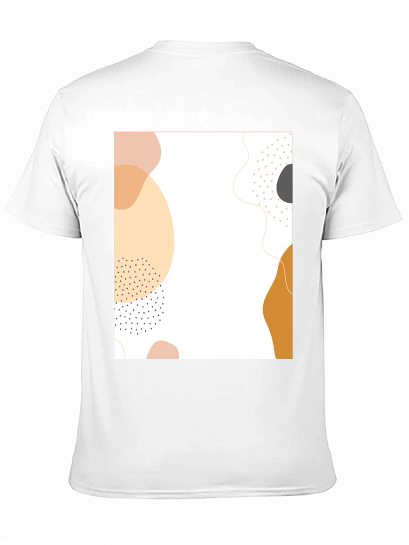 Abstract Graphic Print Black T-Shirt