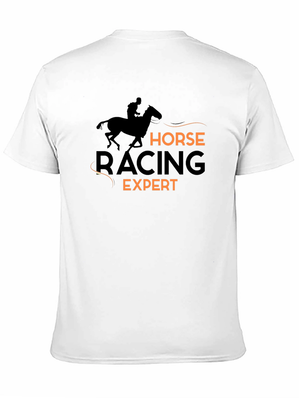 Horse Racing Expert Black T-Shirt