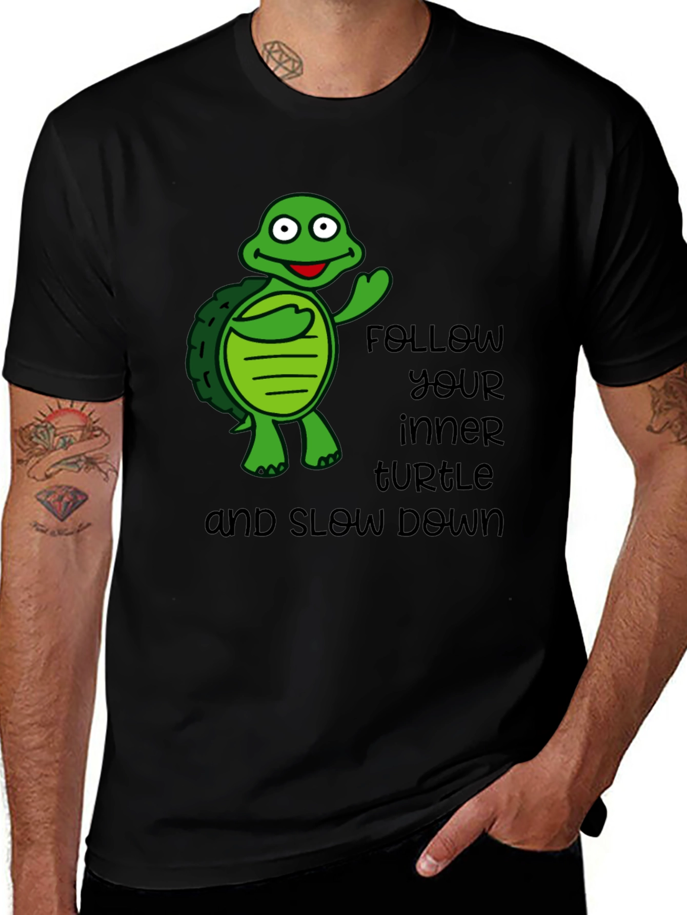 Inner Turtle T-Shirt - Relax and Slow Down