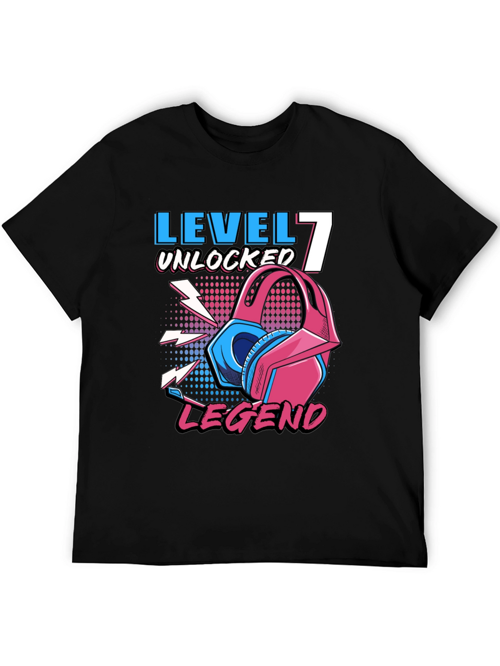 Level 7 Unlocked Legend Gamer T-Shirt