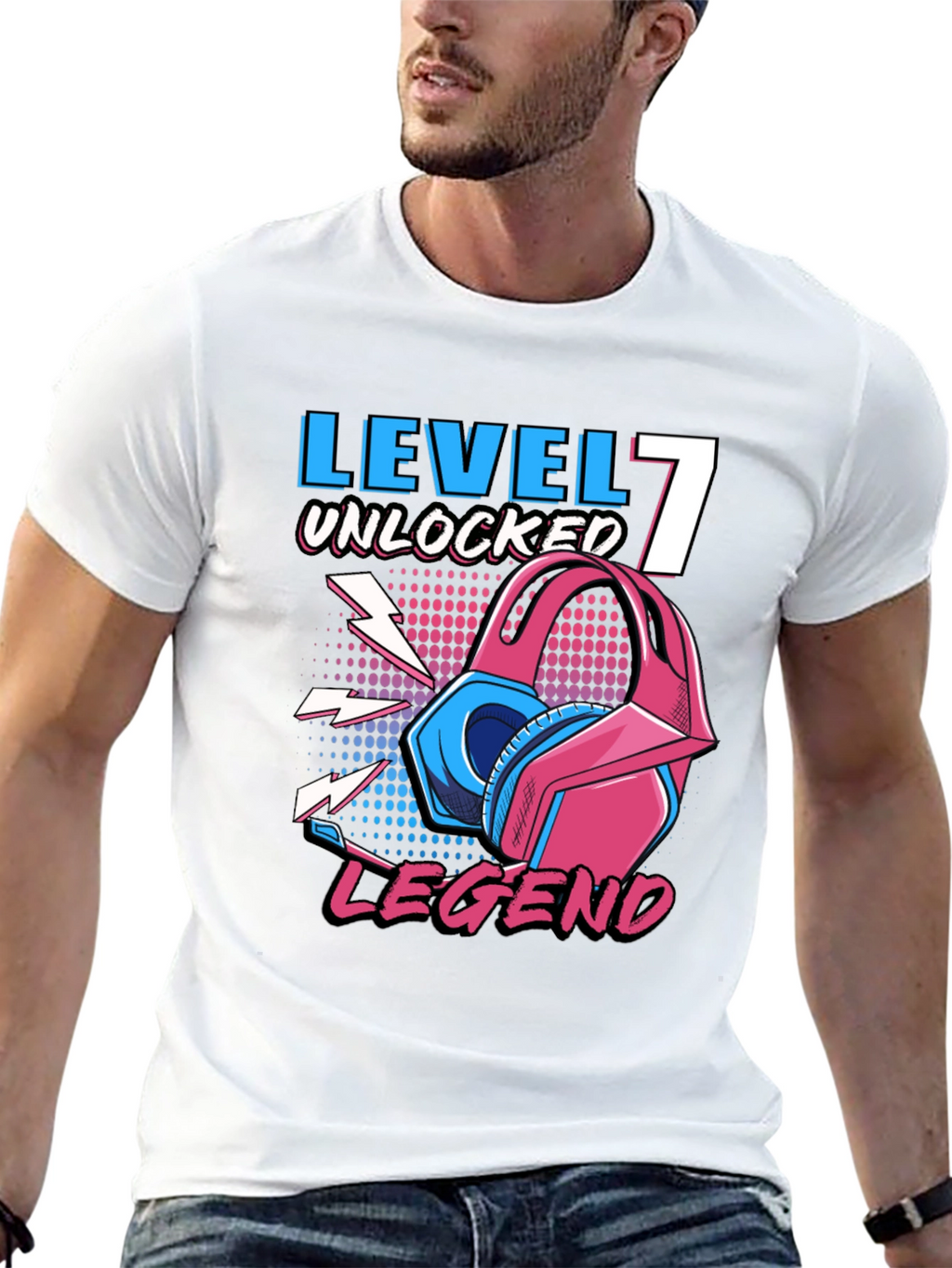 Level 7 Unlocked Legend Gamer T-Shirt