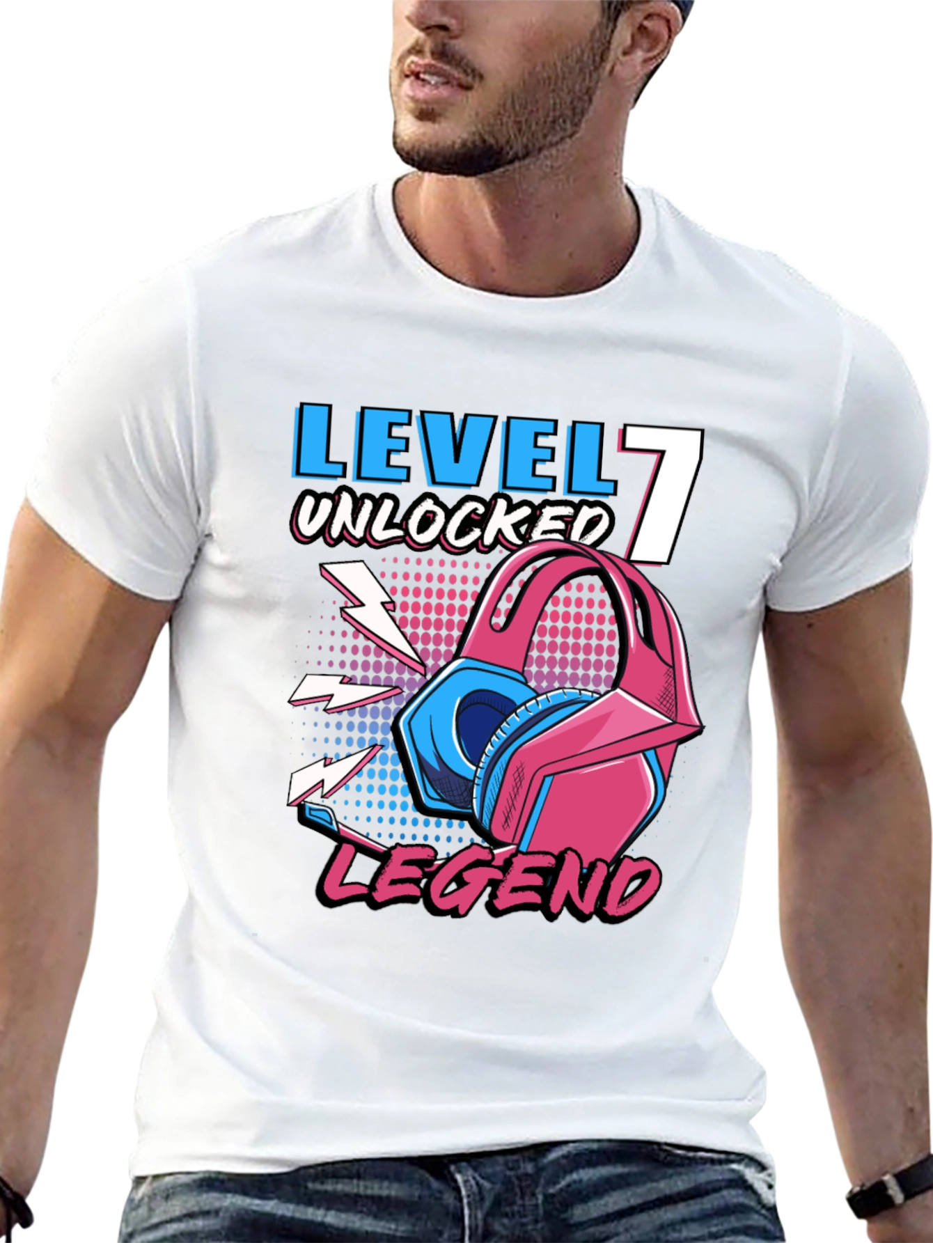 Level 7 Unlocked Legend Gamer T-Shirt