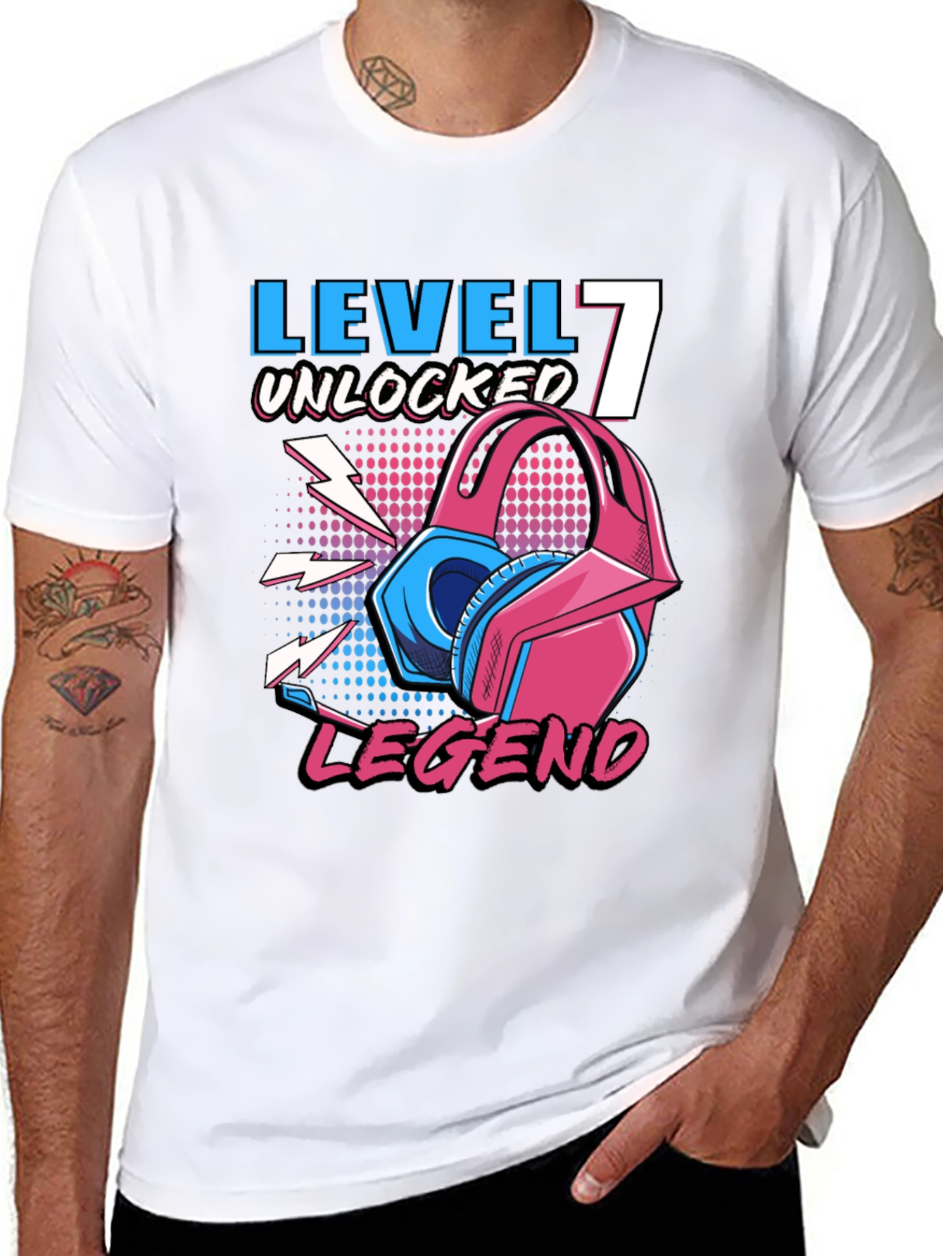 Level 7 Unlocked Legend Gamer T-Shirt