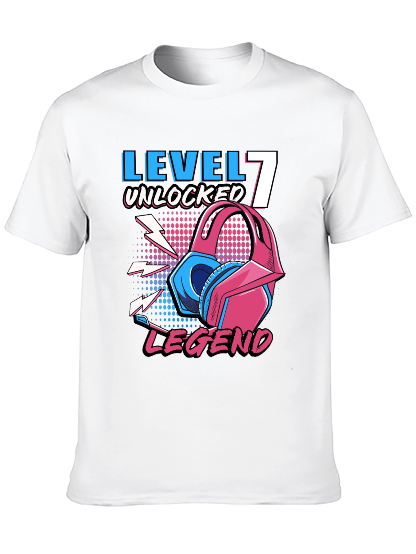Level 7 Unlocked Legend Gamer T-Shirt