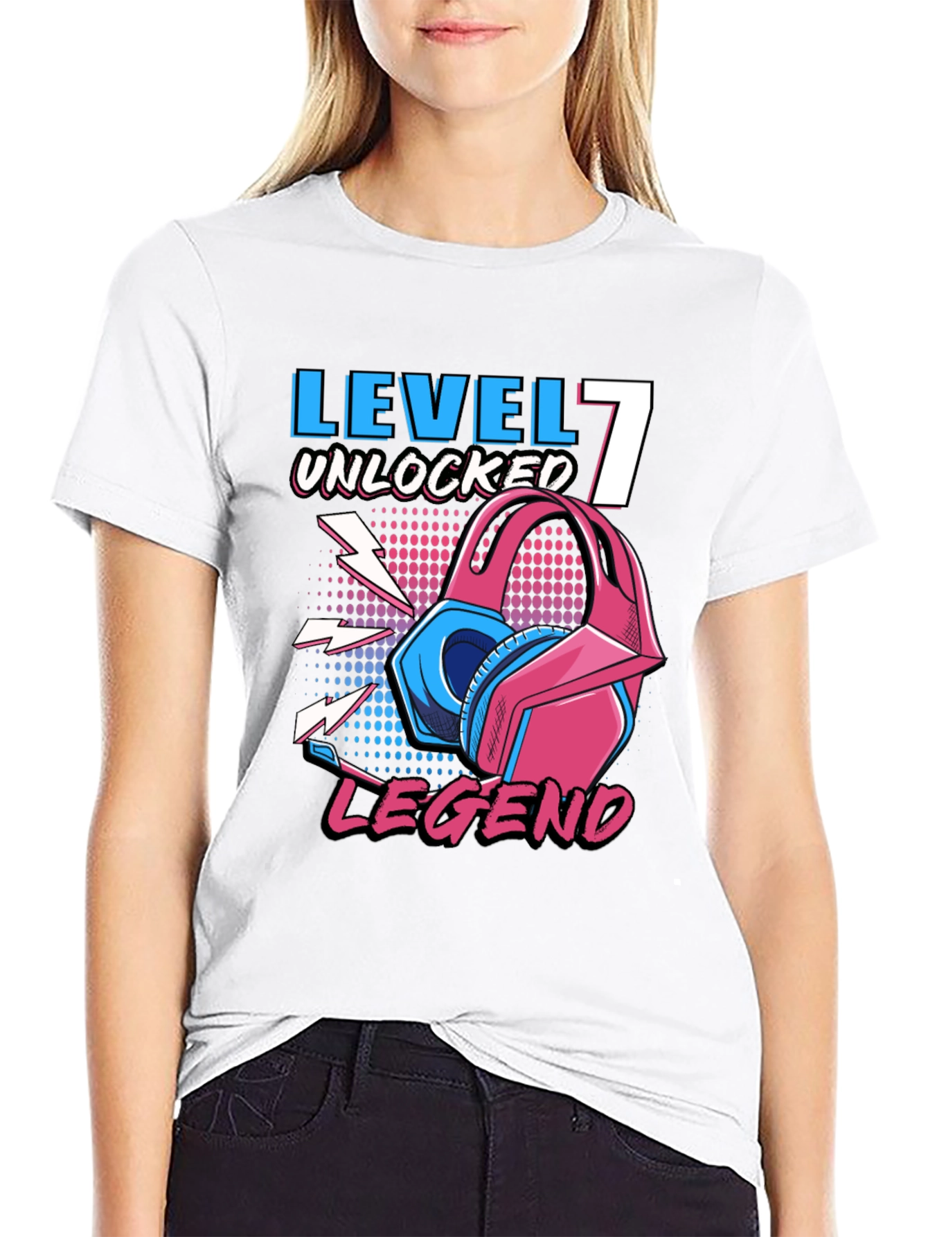 Level 7 Unlocked Legend Gamer T-Shirt