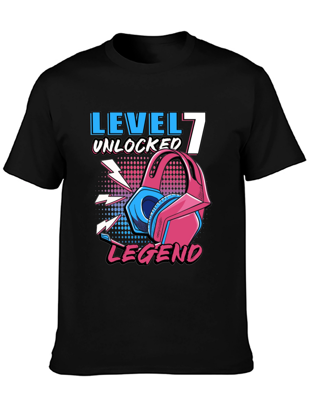 Level 7 Unlocked Legend Gamer T-Shirt