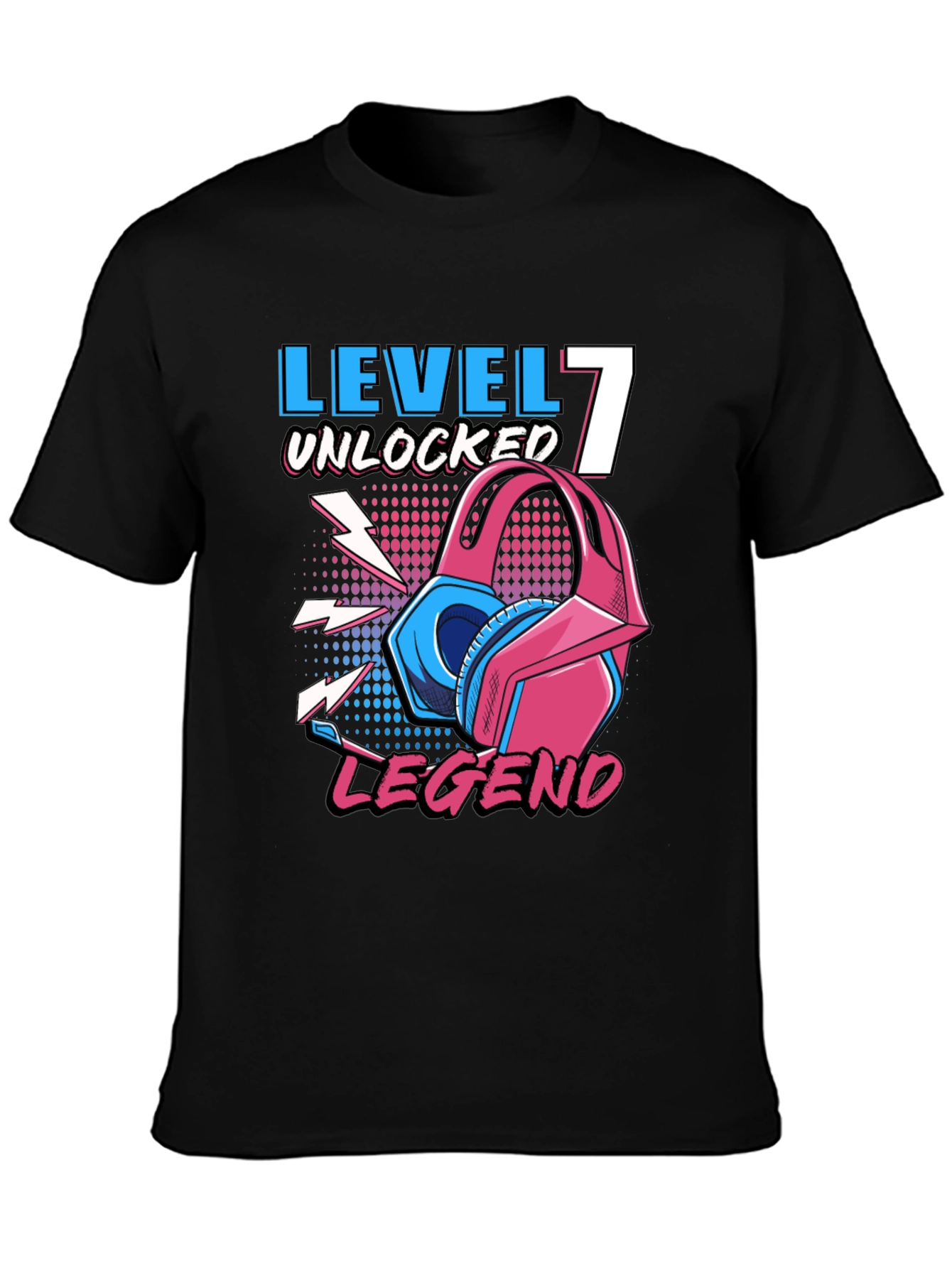 Level 7 Unlocked Legend Gamer T-Shirt