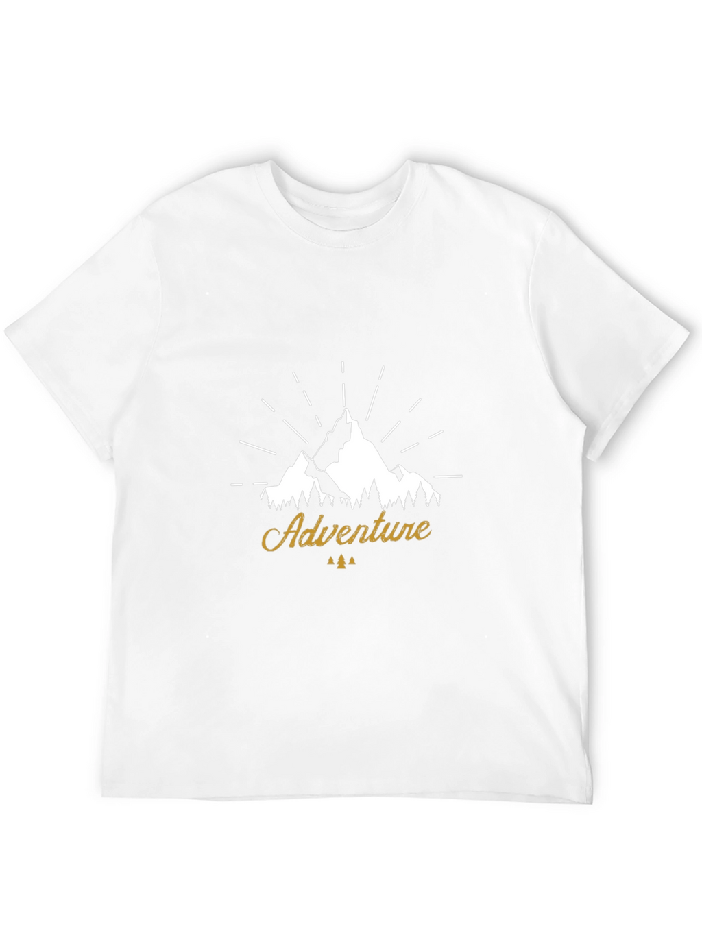 Adventure Mountain Graphic Tee - Black