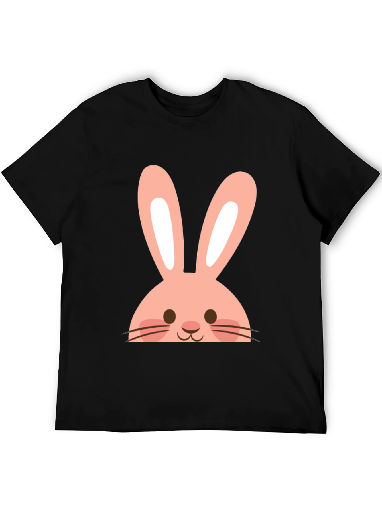 Easter Bunny Graphic Tee - Black