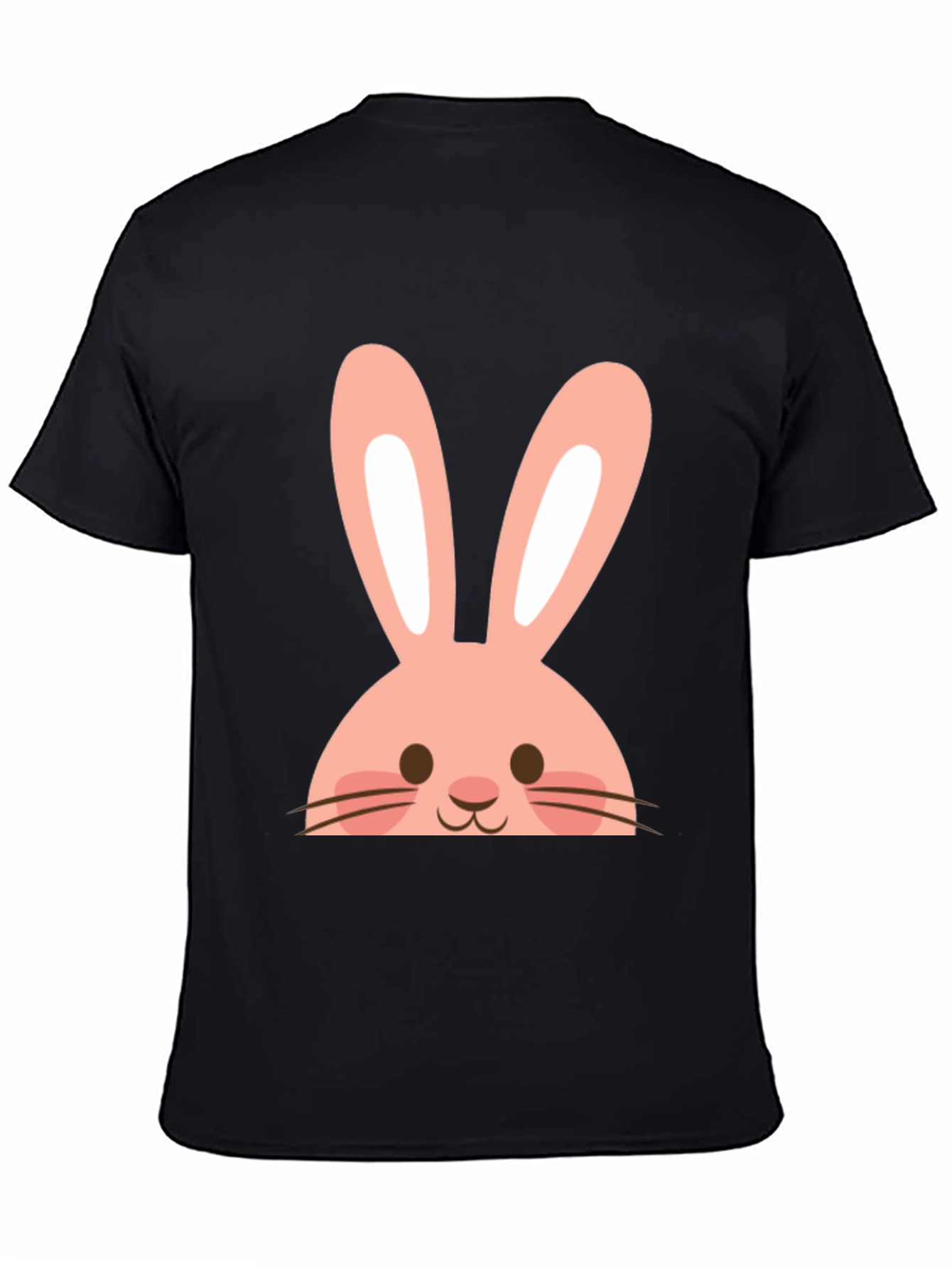 Easter Bunny Graphic Tee - Black