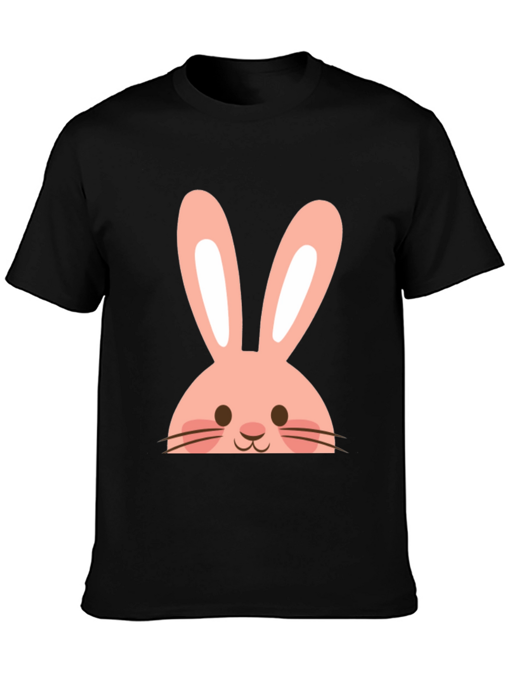 Easter Bunny Graphic Tee - Black