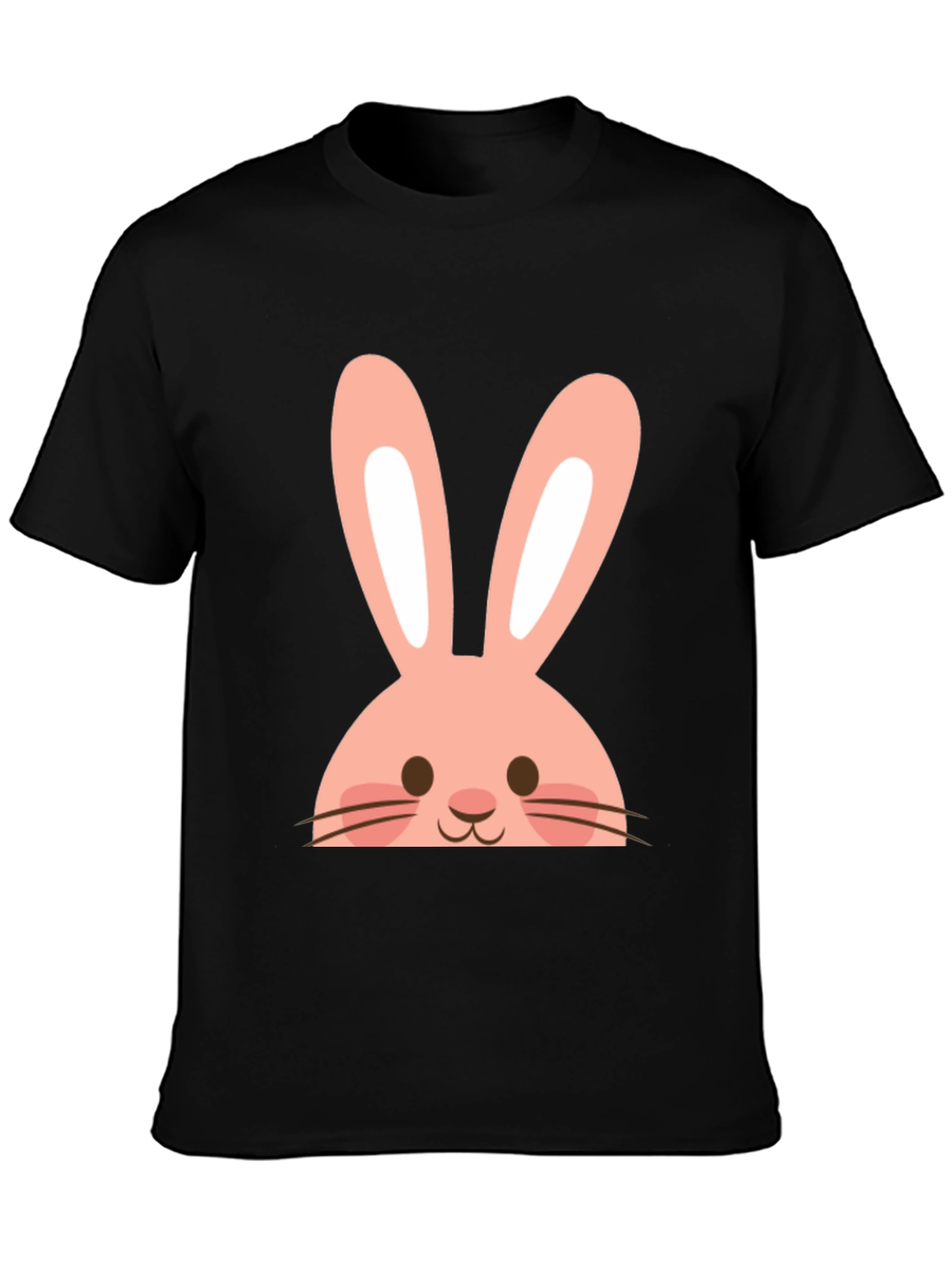Easter Bunny Graphic Tee - Black
