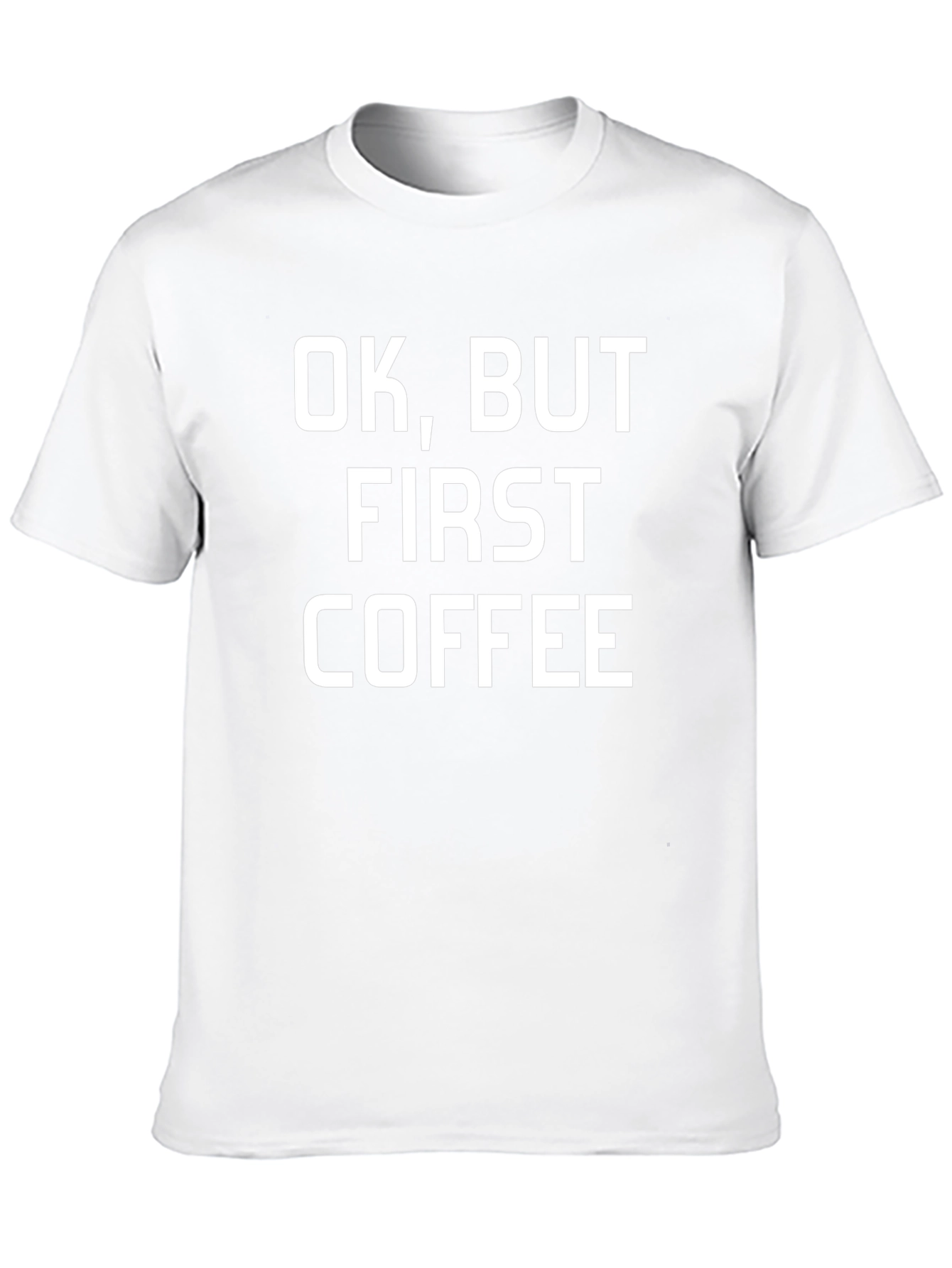 Ok But First Coffee Black Graphic Tee