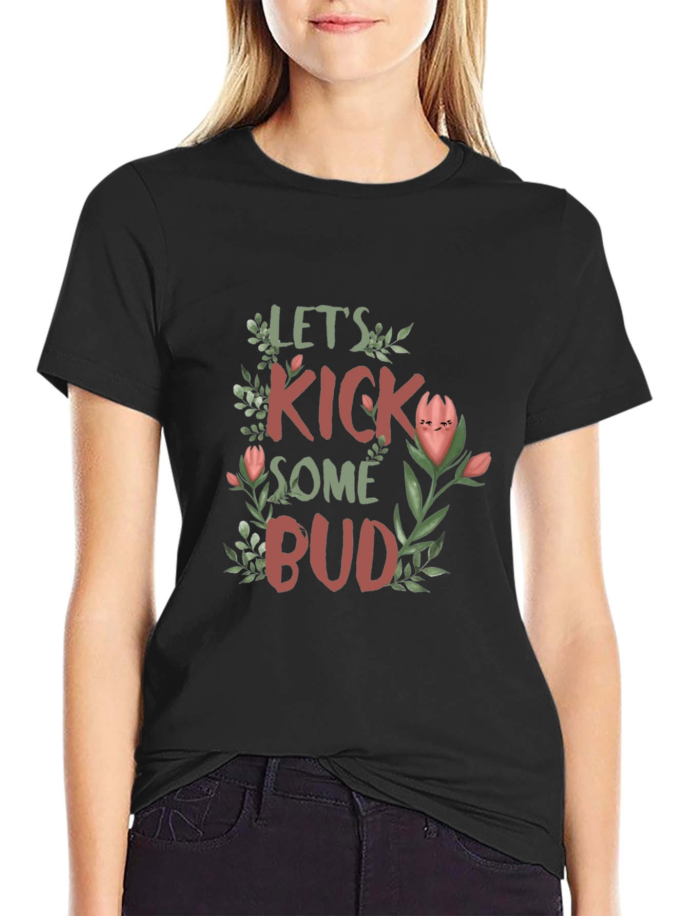 Lets Kick Some Bud Graphic T-Shirt