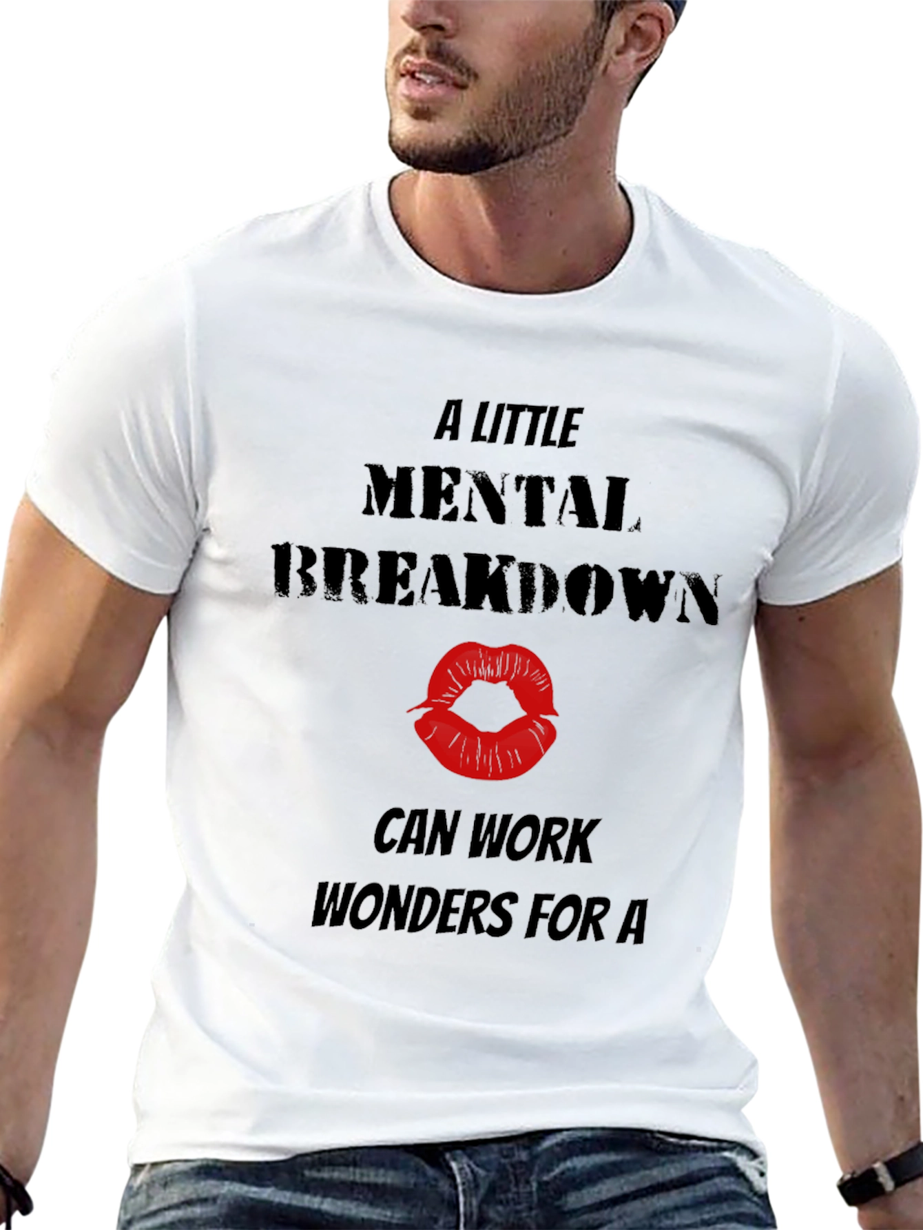 Mental Breakdown T-Shirt - Quirky Graphic Tee