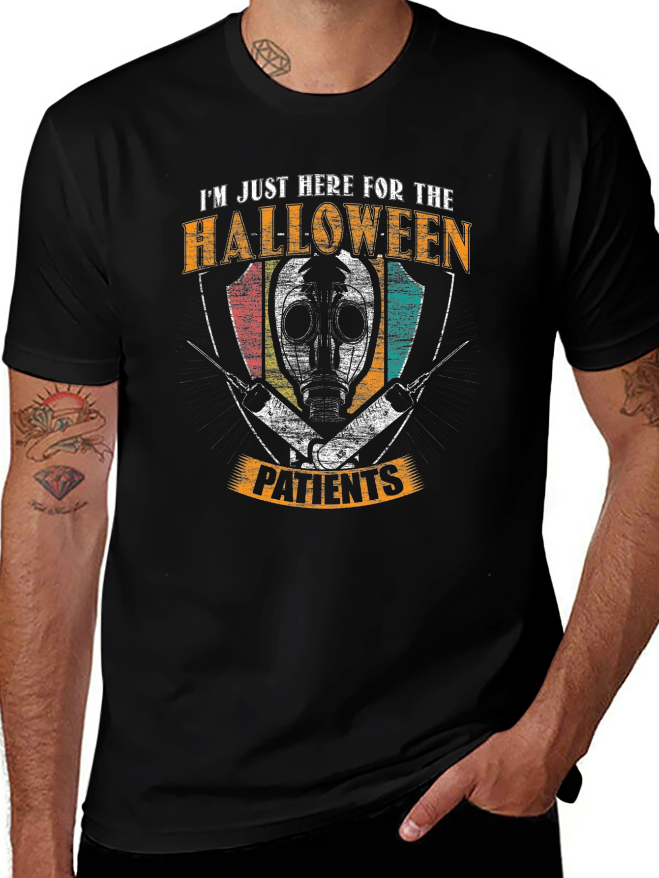 Halloween Doctor T-Shirt - Im Just Here for the Patients