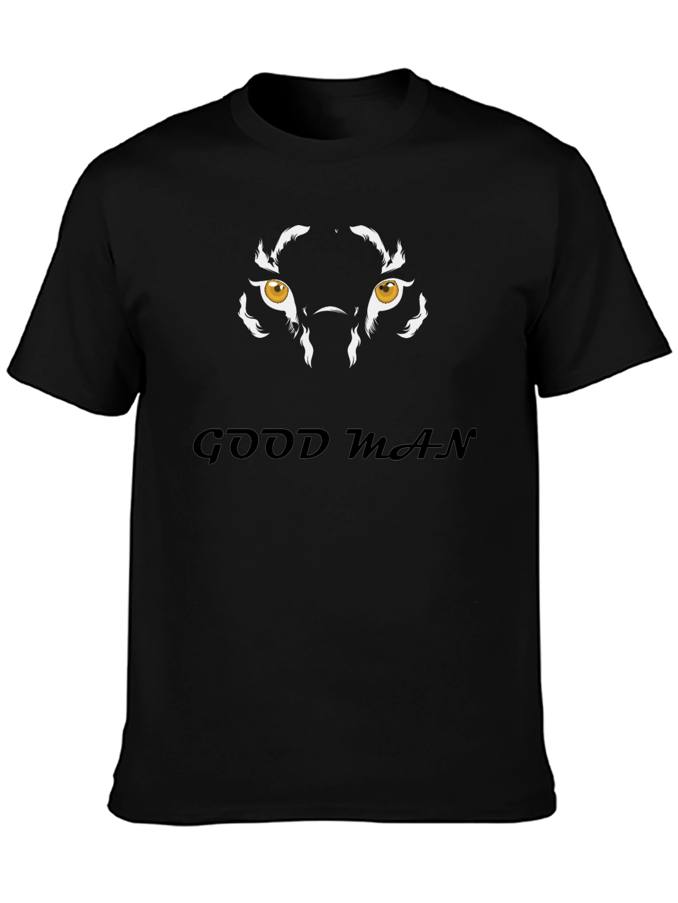 Good Man Graphic Tee - Tiger Eyes Design