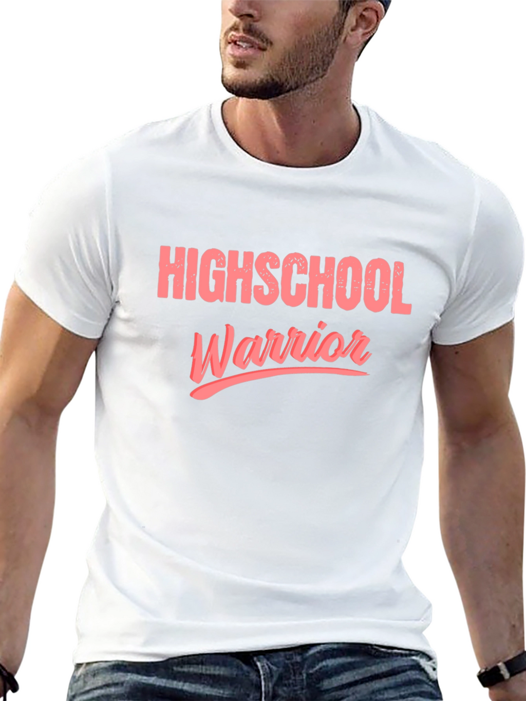 Highschool Warrior Black Graphic Tee