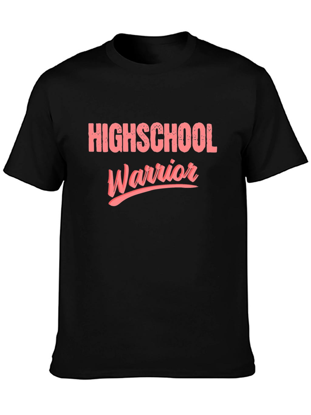 Highschool Warrior Black Graphic Tee