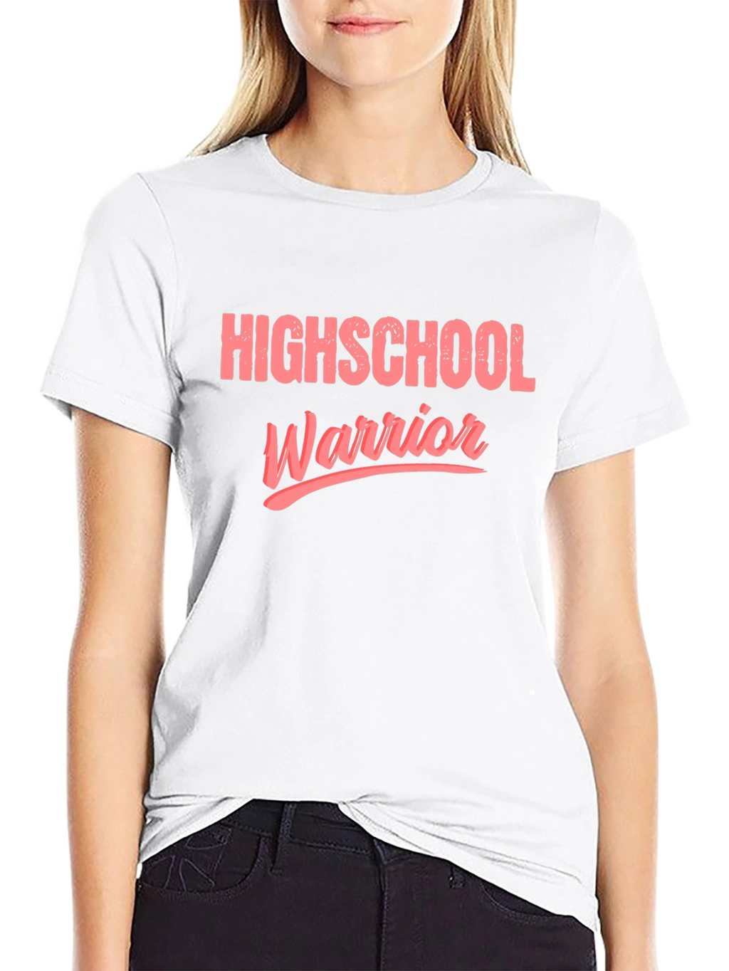 Highschool Warrior Black Graphic Tee