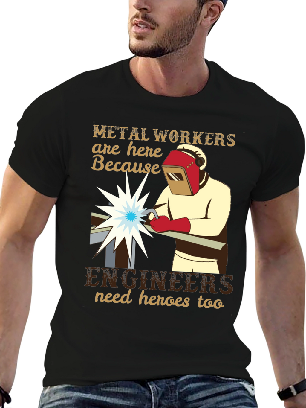 Metal Workers/Engineers Hero T-Shirt